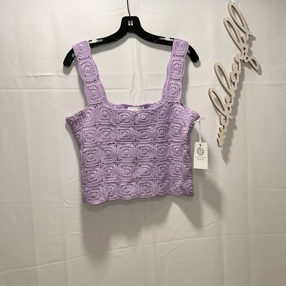 HYACINTH HOUSE

Lavender Crochet Cory Tank - Picture 6 of 11
